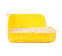 Artibetter Wear-resistant Plastic Bunny Litter Tray with Low Entry Design, Easy to Clean Rabbit Toilet for Guinea Pig Use in Gardens and Parks
