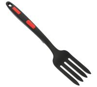 Artibetter Wear-Resistant Silicone Fork for Kitchen and Camping Use, Convenient and Practical Household Salad Fork with Ergonomic Handle, Black Cooking Utensil for Hotels and Outdoor Dining