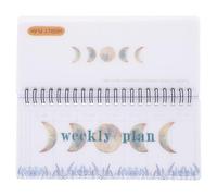 Artibetter Weekly Planner Book Student Notebook A5 Landscape Binder Planner Organizer for Students Teenagers School Schedules Notes Memo and Academic Planning