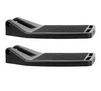 Artibetter Wheelchair Pedal Footrest for Elevating Leg Replacement Plastic Footplates for Wheelchair Use