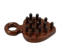 Artibetter Wide Tooth Wooden Hair Comb for Women with Scalp Massage Function Easy to Carry and Store for Daily Hair Care and Travel Use Natural Brown Wood Material