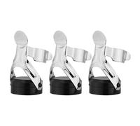 Artibetter Wine Bottle Stoppers for Sealing Glass Bottles Easy to Insert and Remove 3pcs Stainless Steel in Home Or Bar Use