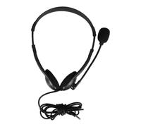 Artibetter Wired Headphones with Microphone, Corded 3.5mm Headset for Online Classes and Remote Work, Adjustable Headphones, Over-Ear & Volume Control Design