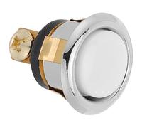 Artibetter Wired Round Doorbell Button Metal Wall Mounted Push Button Switch for Home and Garage Opener, Vintage Style Wired Door Bell Ringer Suitable for Entryways