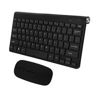 Artibetter Wireless Keyboard Mouse Combo Plug and Play Compact Cordless with Silent Clicks Low Power Consumption and Stable Signal for PC Laptop Desktop Black