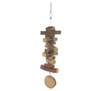 ARTIBETTER Wooden Chewing for Squirrels and Guinea Pigs with Compact Design, for Pet's Growing-up and When Pets Are Alone, Natural Rodent Chew for Healthy Teeth