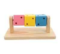 Artibetter Wooden Hamster Chew Multifunctional Design for Dwarf Hamsters and Gerbils to Curiosity, Natural Wood Material, Enrichment for Small Pets and Cage Accessories