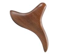 Artibetter Wooden Therapy Massage Tool Portable Design 5.5 Inch Hand Held Massager Improves Circulation Golden Sandalwood Foot Roller for Office Home Travel