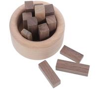 ARTIBETTER Woodpile Shape Aroma Diffuser Ornament Beech Wood Desktop Essential Oil Diffuser for Home and Living Room without Oil Bedroom Decor