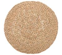 Artibetter Woven Sitting Mat Made from Natural Cattail Stem, Comfortable Floor Cushion for Meditation and Yoga, Classic Simple Style Suitable for Indoor and Outdoor Use