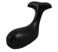 Artibetter Zinc Alloy Dolphin Tail Wall Hook Black, Decorative Nautical Coat Hook for Entryway, Bathroom, Kitchen - 3.2x1.2 Inch Ocean-Themed Multi-Functional Hanger for Bags, Hats, Towels