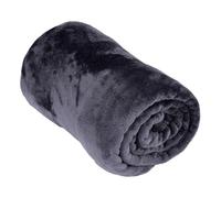 ArtiCasa Fleece Blanket 150 x 200 cm - Bedspread - Cuddly Blanket - Sofa Throw Blanket - 1-Person Sofa Blanket - Decoration Living Room - Machine Washable - Dark Grey - Fleece/Polyester
