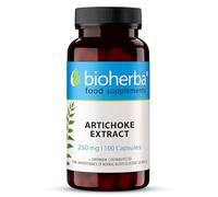 Artichoke Capsules 250 mg - 100 Count | Herbal Digestive Supplement with Chromium for Metabolic Support by BIOHERBA