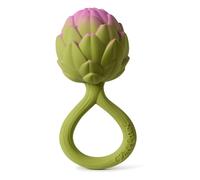 Oli&carol Artichoke Baby Rattle Green