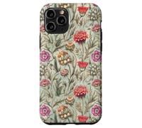 Artichoke Vintage Floral Botanical Butterfly Pattern Vintage Case for iPhone 11 Pro