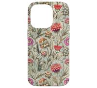 Artichoke Vintage Floral Botanical Butterfly Pattern Vintage Case for iPhone 14 Pro