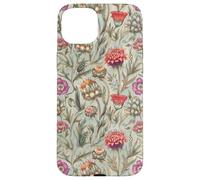 Artichoke Vintage Floral Botanical Butterfly Pattern Vintage Case for iPhone 15 Plus