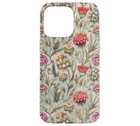 Artichoke Vintage Floral Botanical Butterfly Pattern Vintage Case for iPhone 15 Pro Max
