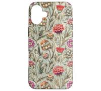 Artichoke Vintage Floral Botanical Butterfly Pattern Vintage Case for iPhone 16 Plus