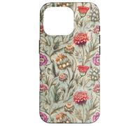 Artichoke Vintage Floral Botanical Butterfly Pattern Vintage Case for iPhone 16 Pro
