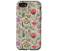 Artichoke Vintage Floral Botanical Butterfly Pattern Vintage Case for iPhone SE (2020) / 7/8