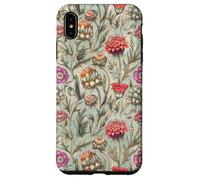 Artichoke Vintage Floral Botanical Butterfly Pattern Vintage Case for iPhone XS Max