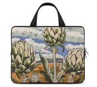 Artichokes in The Field Laptop Sleeve Ultra-Thin, Waterproof 12inch Laptop Bags, Portable Protective Computer Bag with Hand Strap