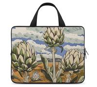 Artichokes in The Field Laptop Sleeve Ultra-Thin, Waterproof 13inch Laptop Bags, Portable Protective Computer Bag with Hand Strap