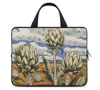 Artichokes in The Field Laptop Sleeve Ultra-Thin, Waterproof 15inch Laptop Bags, Portable Protective Computer Bag with Hand Strap