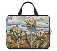 Artichokes in The Field Laptop Sleeve Ultra-Thin, Waterproof 17inch Laptop Bags, Portable Protective Computer Bag with Hand Strap
