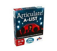 Articulate A-List Mini Game, Fast Talking Celebrity Guessing Game, Travel Size Party Game with Timer, 3 Rounds Word Challenge Board Game for Families Friends Adults and Teens Age 12+
