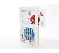Articulate Gallery - A4 Kids Art Frames - A4 Double White Frame - Double Display Frame for Kids Artwork- 48 x 35cm frame - Kids Art Projects, School, Home or Office