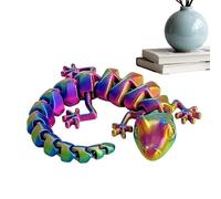 Articulated Animal Toy - 3D Printed Flexible Lizard Model, Multi Joint Fidget Figure with Movable Body Educational Display Collectible Design, Smooth Joint Motion Build, Ideal for Kids Play Learning