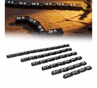 Articulated DND Movement Ruler - Flexible Chain Measuring Gauge for DND, Pathfinder & Wargaming Board Games - Compatible Tool for Measuring Curves & Corners