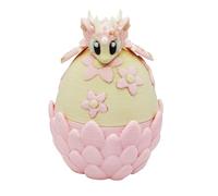Articulated Dragon with Fantasy Egg, 3D Printed Collectible Fidget Toy with Mini Dragon Inside, Sports Ball Theme Stress Relief for Easter Basket Stuffers Pink