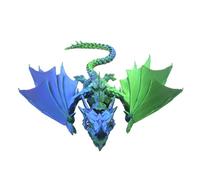 Articulated Dragon with Wings, Dragon Printed on | Realistic Toy Dragon Toys | Relieve Stress and Boost Creativity with Articulated Toy for Home Decor