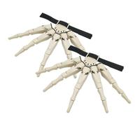 Articulated Finger Extension - Skeleton Hands Bone Claw | Skull Bone Deders Claw Gloves | 2pcs Adjustable Witch Ghost Toys Fits All Finger Sizes For Cospl