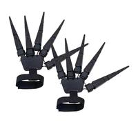 Articulated Fingers - 34x30cm Skeleton Claw Hands Extensions ABS Cosplay Props, Costume Dress Up Accessory | Perfect for Halloween Haunted House Masquerade Party Role Play Tool for Women Men