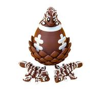 Articulated Flexible Dragon with Egg Fidget Toy, Relaxing Sensory Experience, 10cm, 3D Little Animals Fīgurines Fīdget, Egg Fidget Toy with Dragon Inside, Interactive Fantasy Design, for Collections