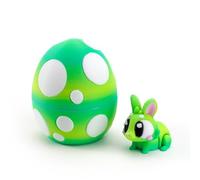 Articulated Flexible Rabbit Fidget Toy, 3D Printed Easter Decor, Home Office Decor & Easter Basket Stuffer (2 Models, Mushroom Rabbit Egg)