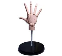 Articulated Hand for Drawing, Flexible Hand Model with Moveable Joint & Base DIY Friendly PVC Model for Painting, Sketching Art_Supplies.