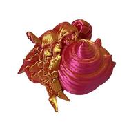 Articulated Hermit Crab - Multi Jointed Animal Desktop Statue, Artistic Wiggle Movable Sea Creature, Anti Anxietys Tactile Sensation Plaything | Creative Diy Ornament For Home Decor Bedroom Room