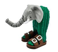 Articulated Lirili Larila Figure - 11x12cm - Viral Meme Brainrot Italian - Collectible Memes Official Brainrot Collection - Lirililarila Elephant - Gift Lirili Larila Figure Brain Rot Italian Memes