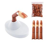 Articulated Practice Mannequin Hand With Detachable Fingers And Base For Nails Design Learners And Students Adjustable Joints Nail Practice Tool