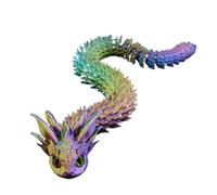 Articulated Snake - 3D Printed Articulated Snake, Realistic Flexible Snake Judges | 3D Printed Animal Figure, Collectible Desktop Pet Decor for