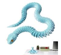 Articulated Snake Fidget - Articulated Animal Figures, Realistic Pranks Snake Gags For TabletabletableVO Your Your And Intricate Textures, Attracting Collectors Who Appreciate