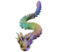 Articulated Snake Toy - 3D Printed Flexible Animal, Realistic Desk Pet Figure | Exquisite Articulateds Snakes Home Decoration, Creative 3 D Printeds Ornament for Office Car Kids Collectible Display