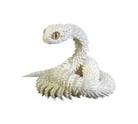 Articulated Snake Toy - 3D Printed Movable , Jointed Desktop Display | Creative Sensory Collectible For Boys Kids Adults Aesthetic Home Office Decor Modern Dragon Style Fidget Ornament