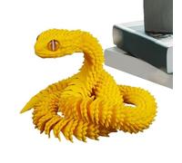 Articulated Snake Toy 75 cm | Realistic 3D Printed Figurine, Joke Joke, Car Ornament, Desk and Shelf Decoration, Funny Animal Figurines for