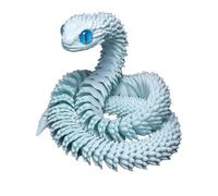 Articulated Snake Toy, Printed Snake Fidget Animals, Fun, Movable, Flexible Fidget Toy, Multi-Joint Activity Model, Flexible Desk Toy for Home Office